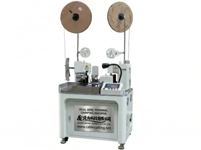 Automaattinen kaksoiskaapeliliittimen puristuskone WPM-180