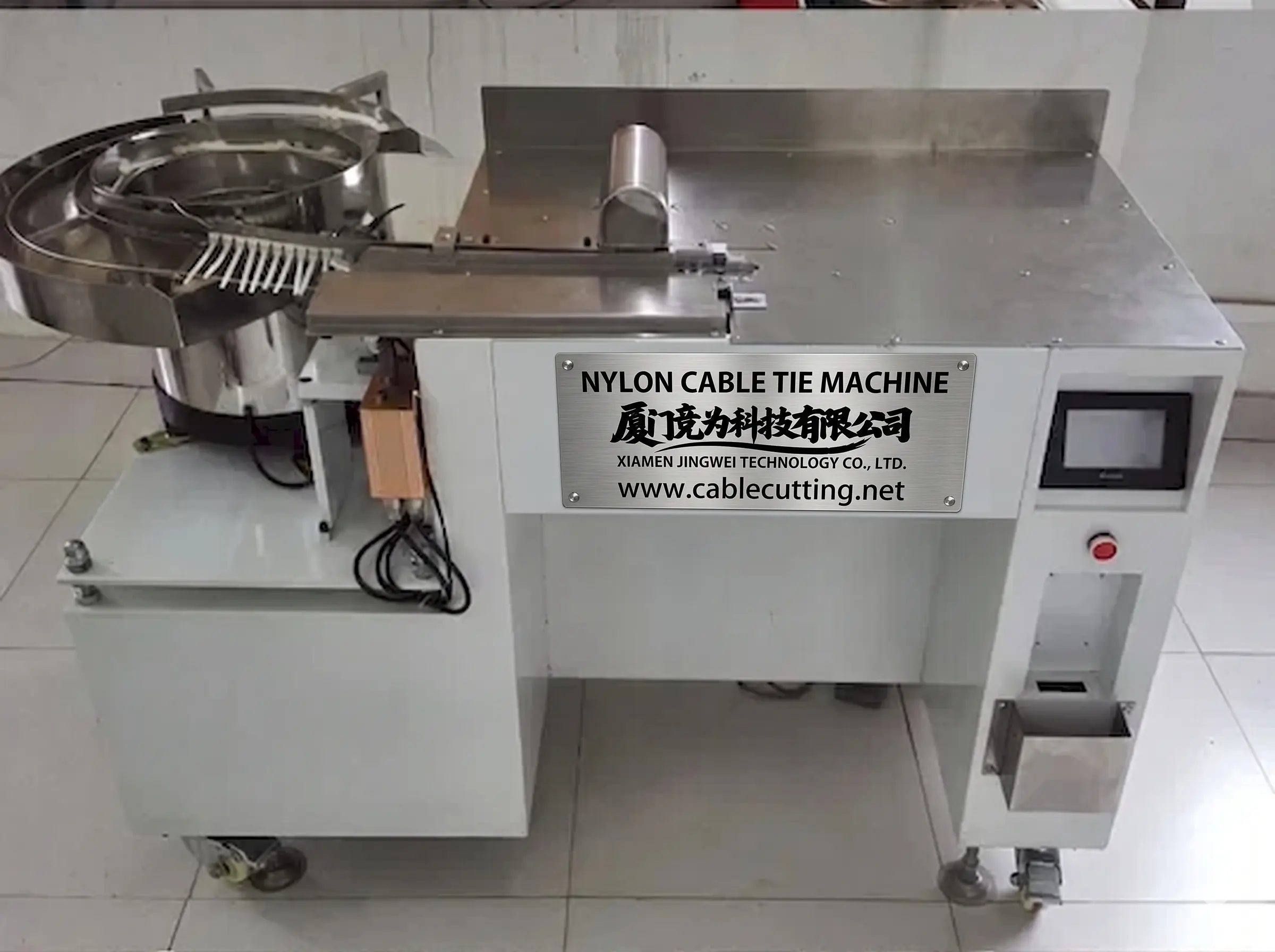 Erikoismuotoinen nailonkaapelisidekone WPM-80-150-S