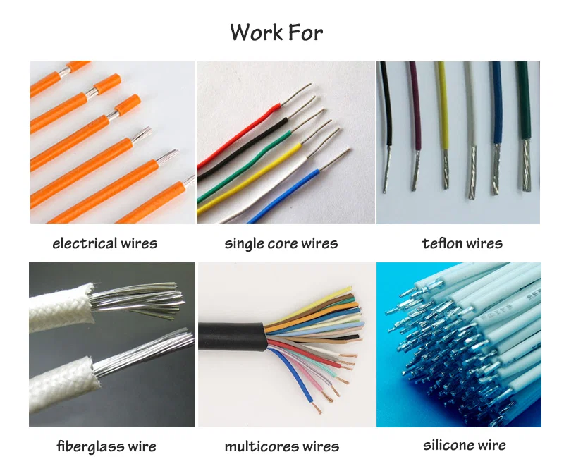 Näyttävä näyttö pneumaattisesta johdonpoistokoneesta, moniytimisestä johdon poistolaitteesta, moniytimisestä manuaalisesta johdonpoistolaitteesta
