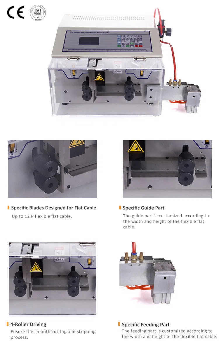 Flat Cable Stripping Cutting and Splitting machine, Electric Wire Stripper, Automatic Wire Stripper, Flat Wire Stripping Machine Litteän kaapelin poisto- ja jakamiskone, sähkölangan kuorintakone, automaattinen johdon kuorija, litteän langan poistokone