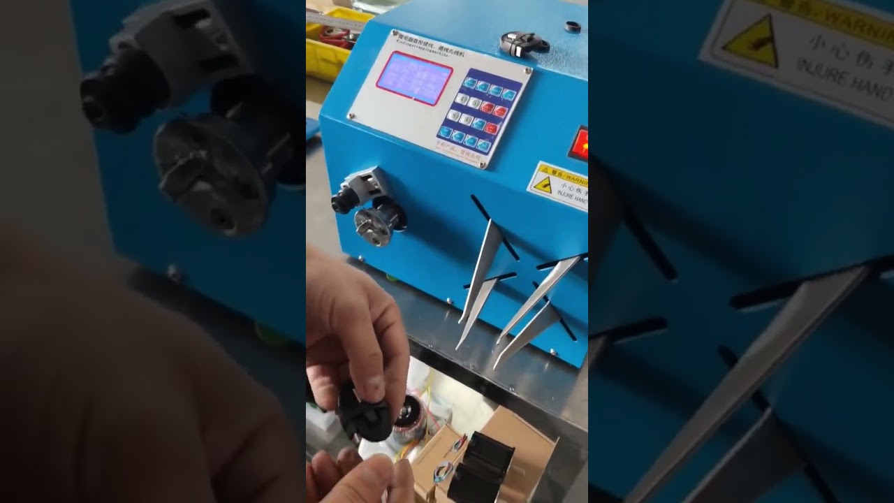 Kumirenkaan venytyskone käämitystoiminnolla – tehdasvideo #tehdas #kone